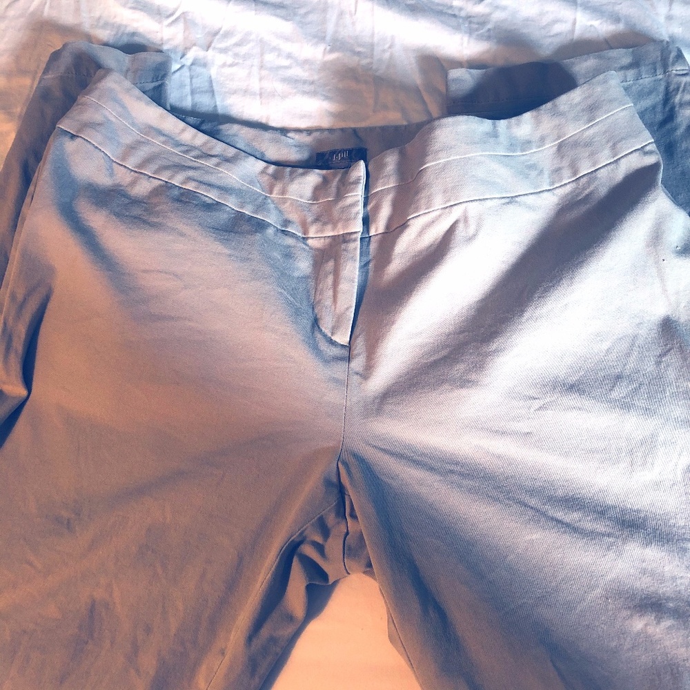 J Jill stretch cotton khaki pants 12P